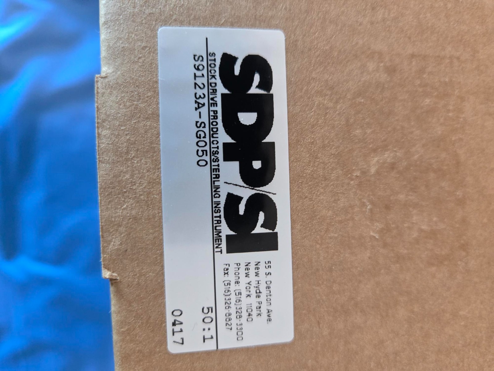 New Sterling Instruments S9123A-SG050 Gearhaed 50:1 ratio NEMA 23