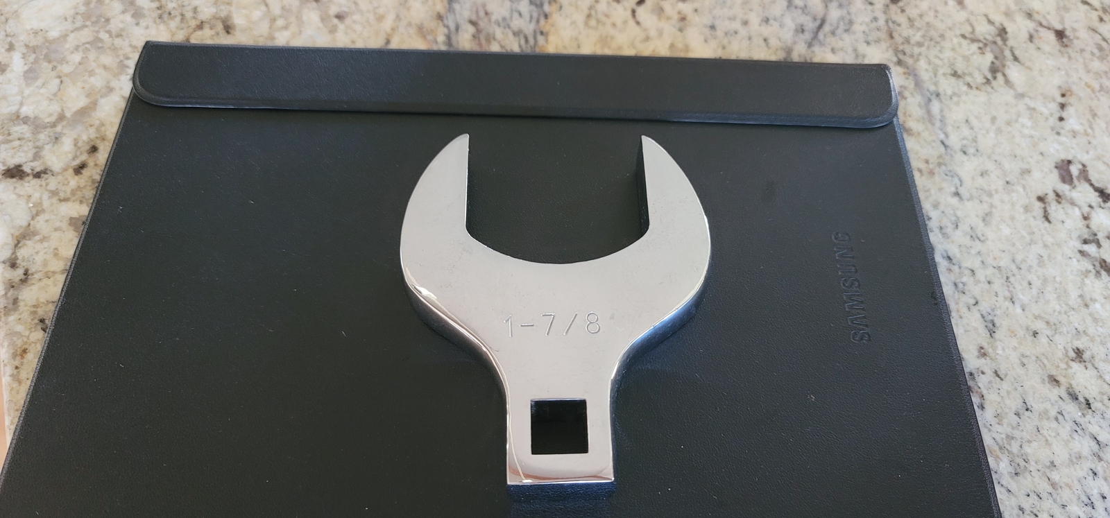 1-7/8 SAE JUMBO CROWSFOOT WRENCH 1/2" DRIVE Metal: Steel Finish: Chrome