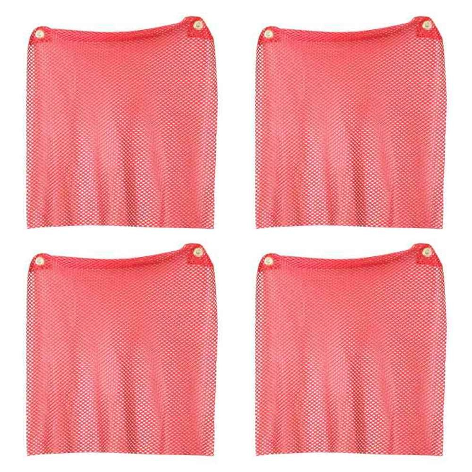 USCC 18" X 18" Fray Resistant "Jersey" Mesh Flag, Reinforced, w/Grommets - 4PK