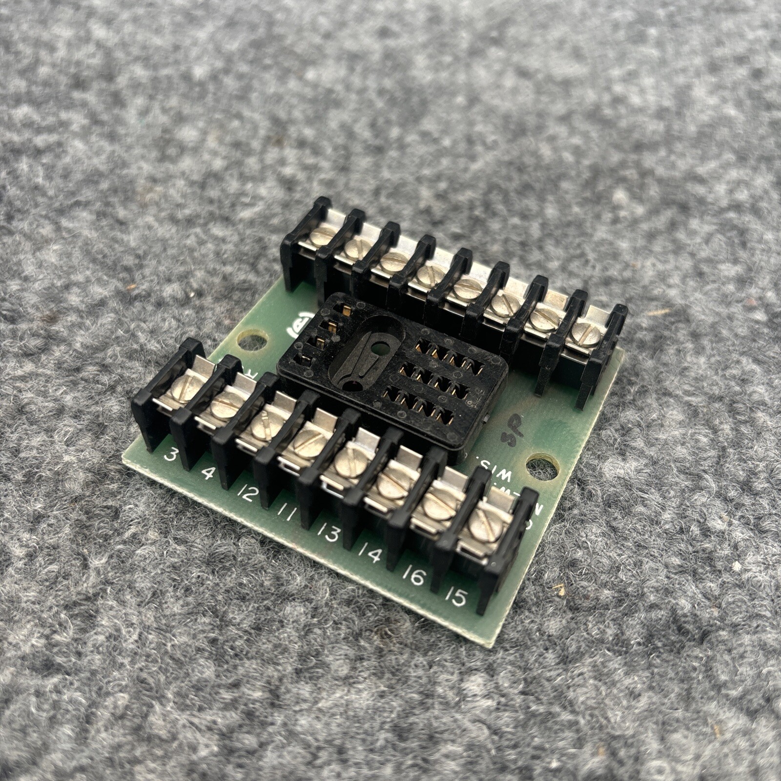 Lot Of 2 - Curtis RS4 Relay Socket Board Used