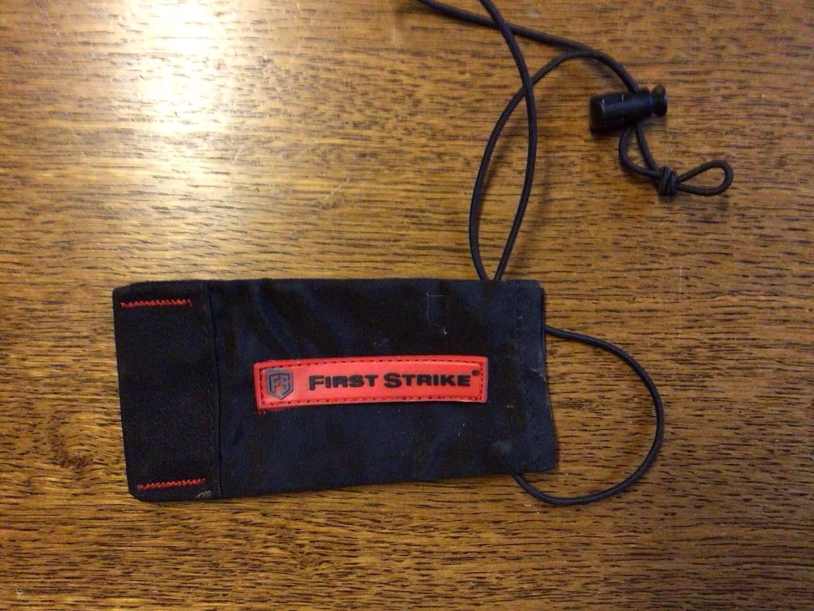 First Strike Paintball Barrel Sock Running Sock Black Used