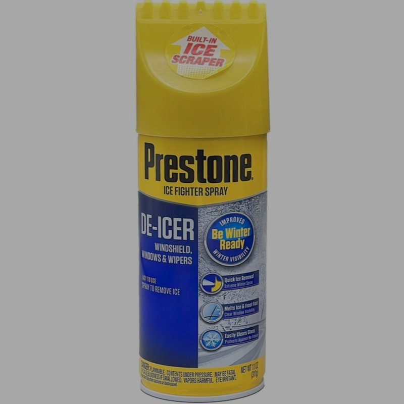 Prestone Windshield De-Icer Aerosol 11 oz Windows Wipers Ice Fighter Spray