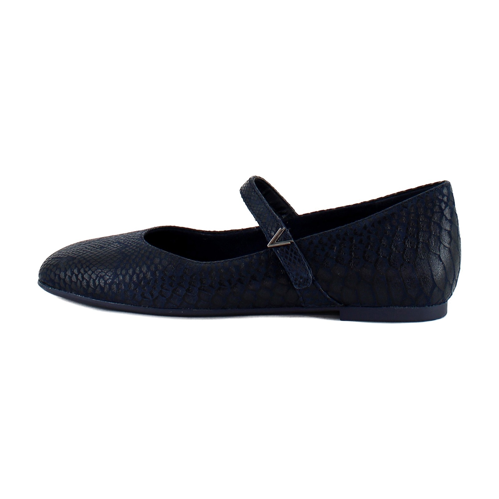 Vionic Alameda Womens Flats Navy Snake