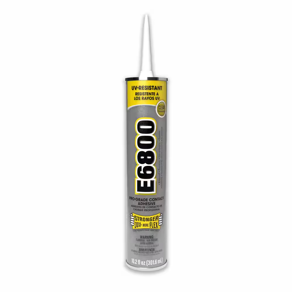 10.2 Fl. Oz. Clear UV Resistant Cartridge Adhesive (12-Pack)