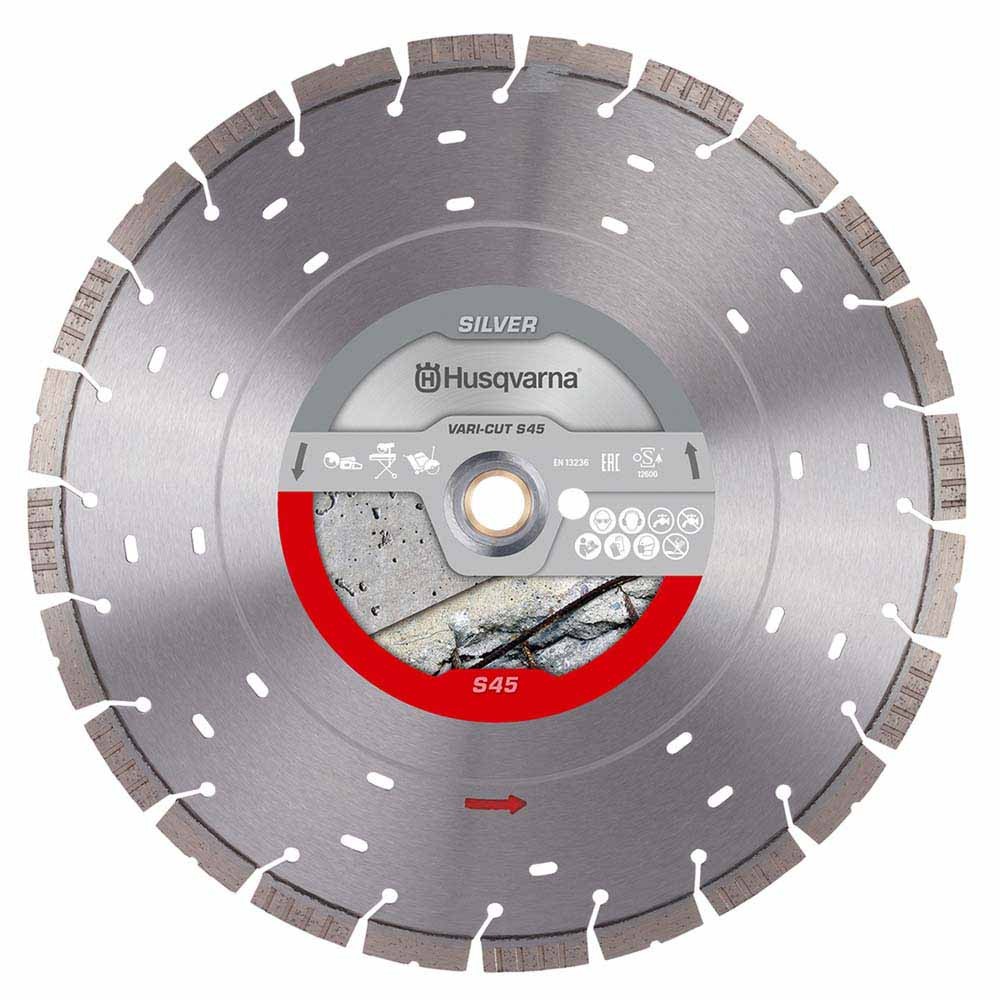 Husqvarna 534973110 Vari-Cut S45 12" Diamond Blade for Concrete