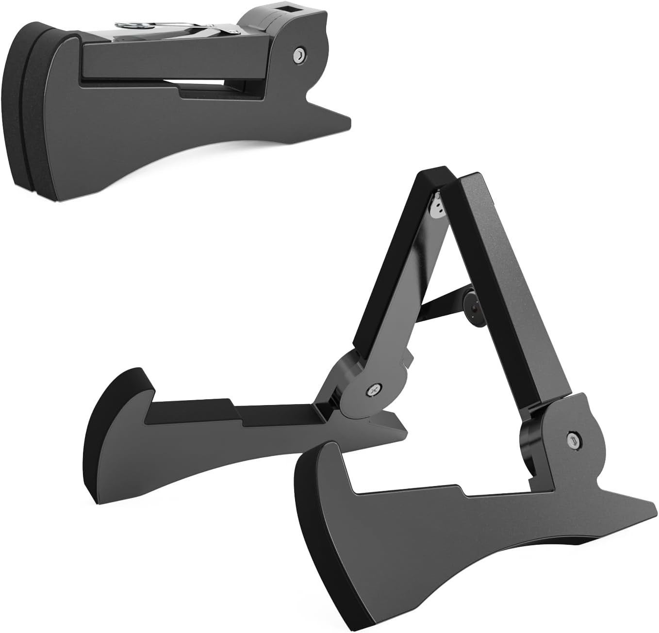 DIDA Portable Travel Guitar Stand black Lightweight Stable A Frame Plastic Guita