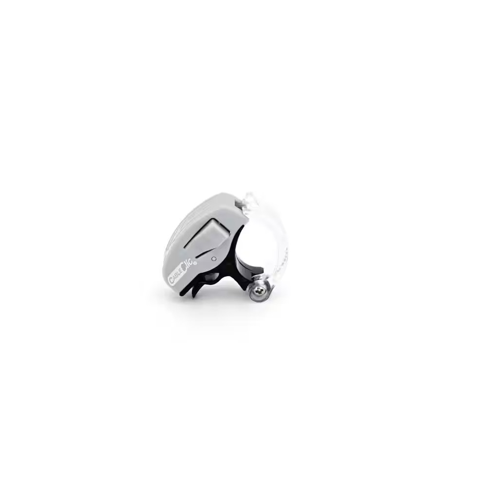 Mini 1 In. UV Resistant Plastic Grey Cable Clic (15-Pack)