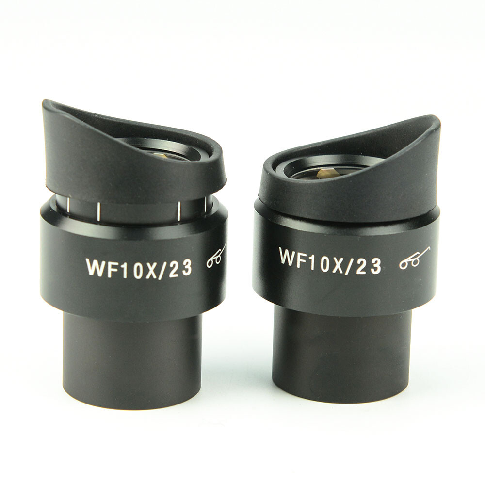 10X Microscope Eyepiece 30mm High Eyepoint Ocular Diopter Adjustable Wide Field