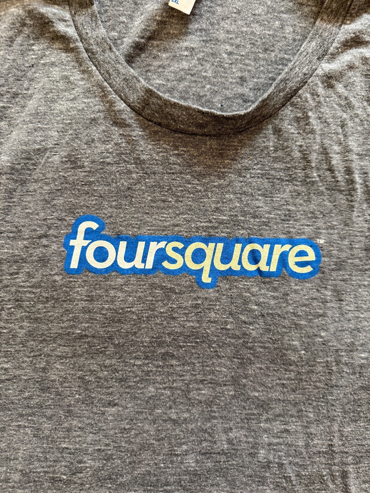 Foursquare Team T-Shirt XXL 2010 NYC Web 2.0 USA Made