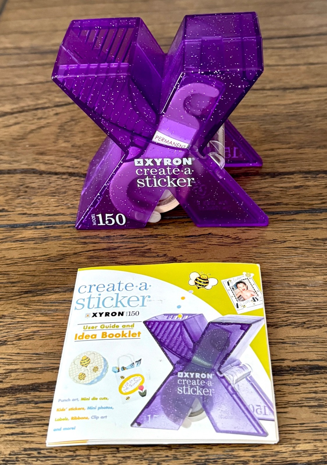 Easy XYRON 150 CREATE-A-STICKER MAKER with New Cartridge Loaded