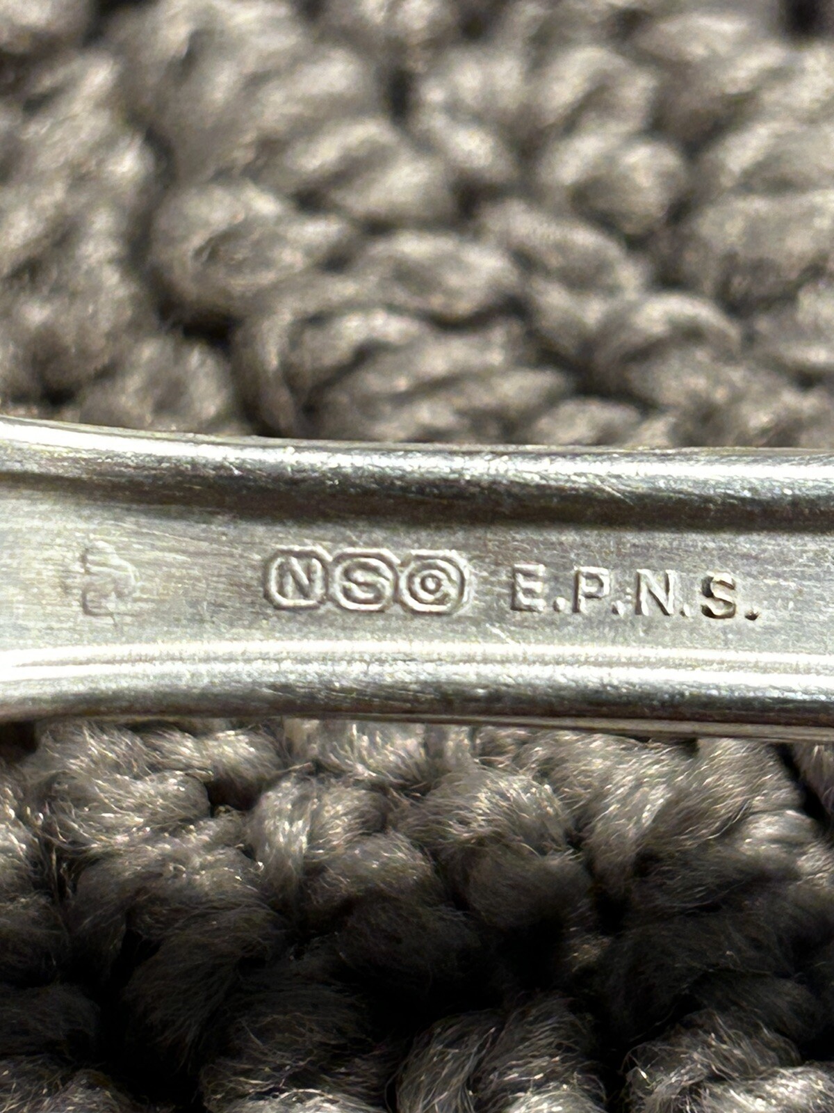 National Silver Co Silverplate Solid Pierced Pie Server Seventeen