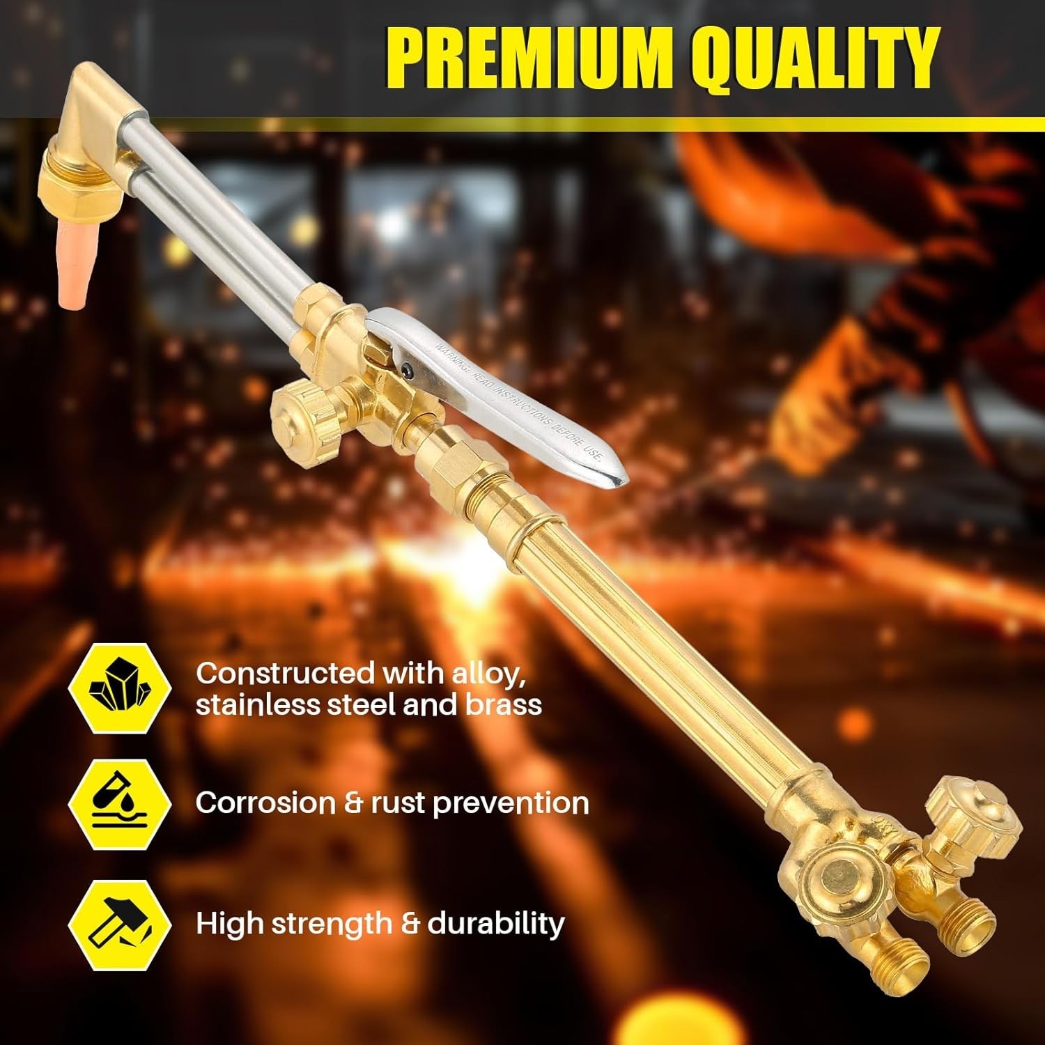 Victor Type Cutting Attachment Torch Handle Oxygen/Acetylene Cutting Welding ...