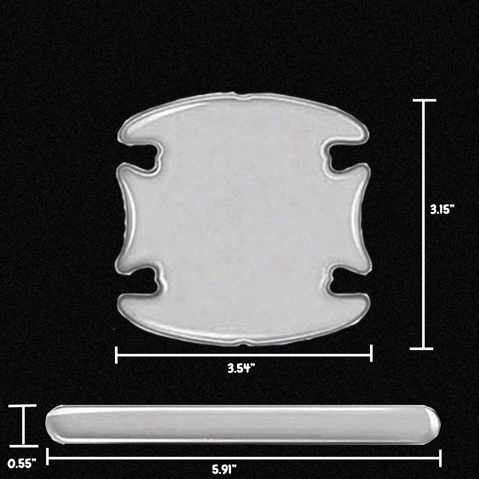 14 PCS Car Door Handle Scratch Protector,Universal Waterproof Transparency14