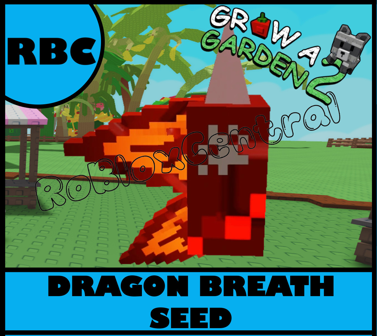 DRAGON BREATH SEED  - CHEAP GROW A GARDEN 2 - SEED