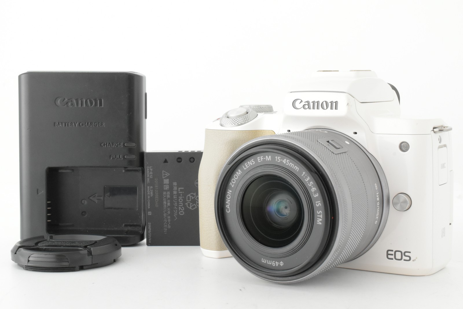 [Near Mint] CANON EOS Kiss M EF-M 15-45mm F3.5-6.3 IS STM From JAPAN