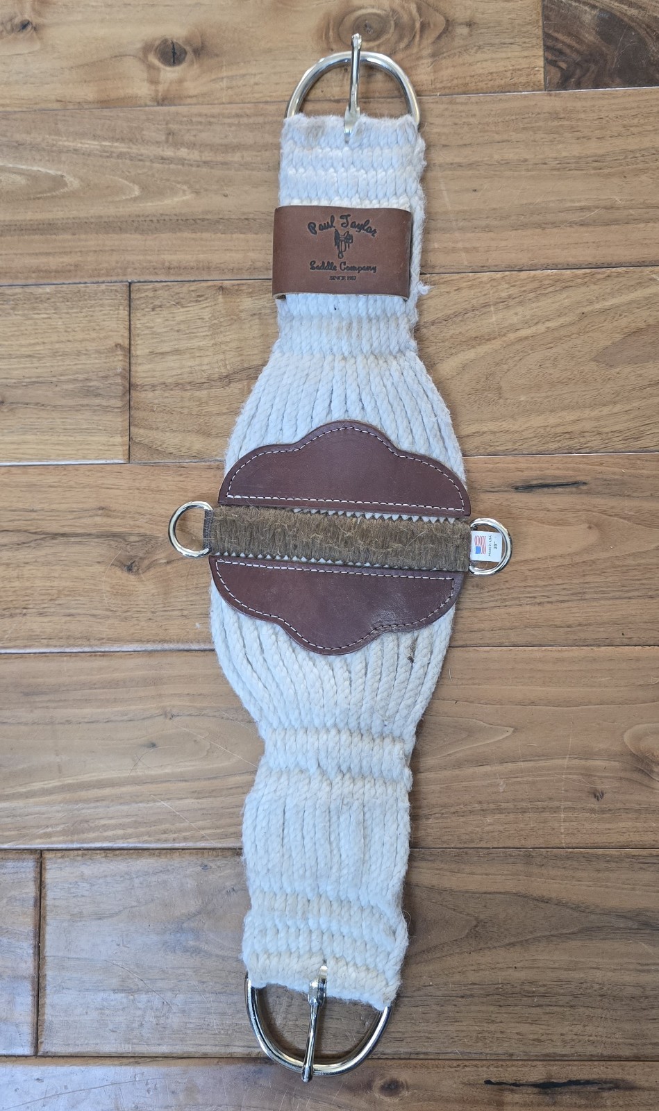 Paul Taylor Mohair Roper Cinch 28" USA Natural Horse Tack Rope String