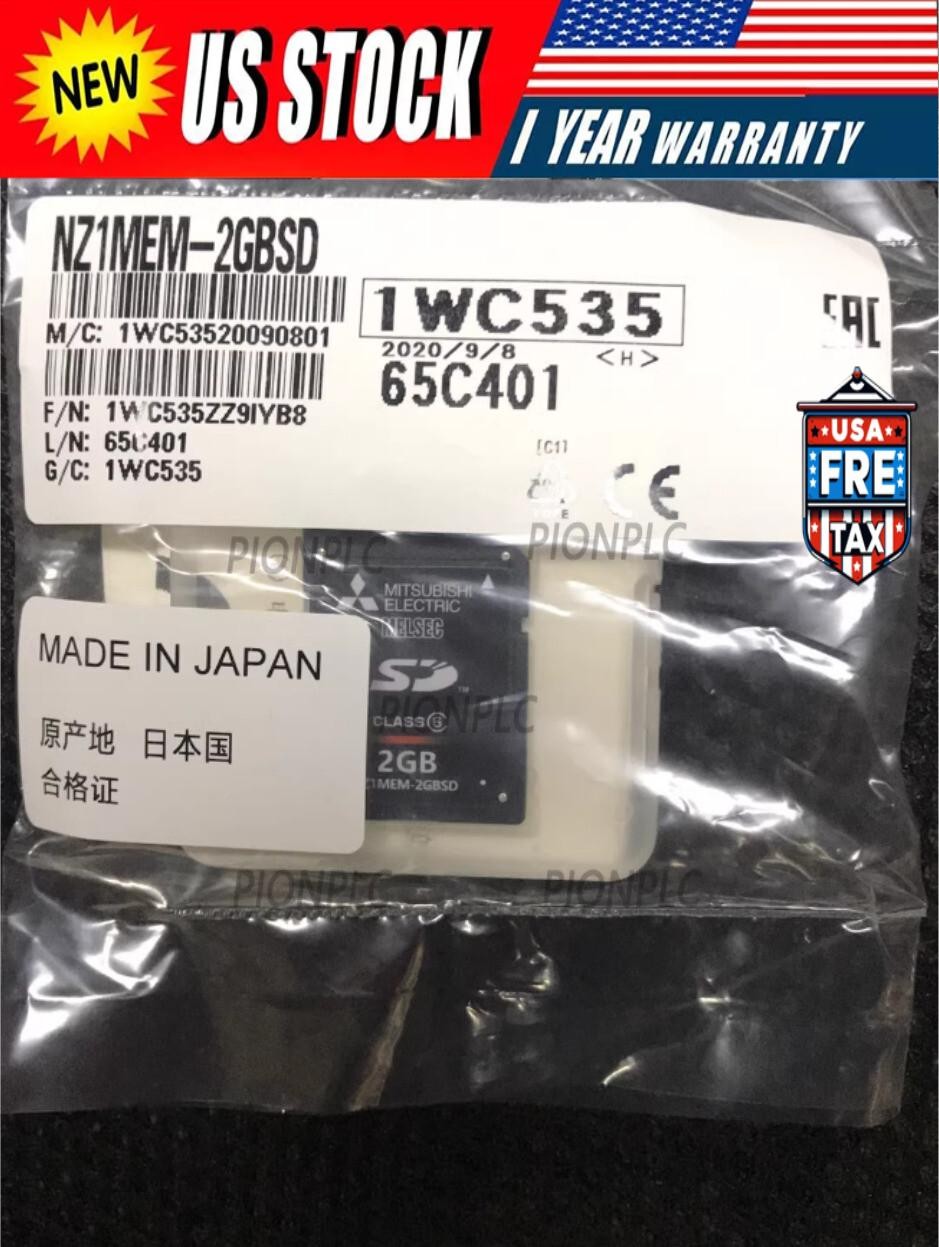 1PC New Mitsubishi NZ1MEM-2GBSD NZ1MEM2GBSD 2GB Memory Card Free Ship #TT