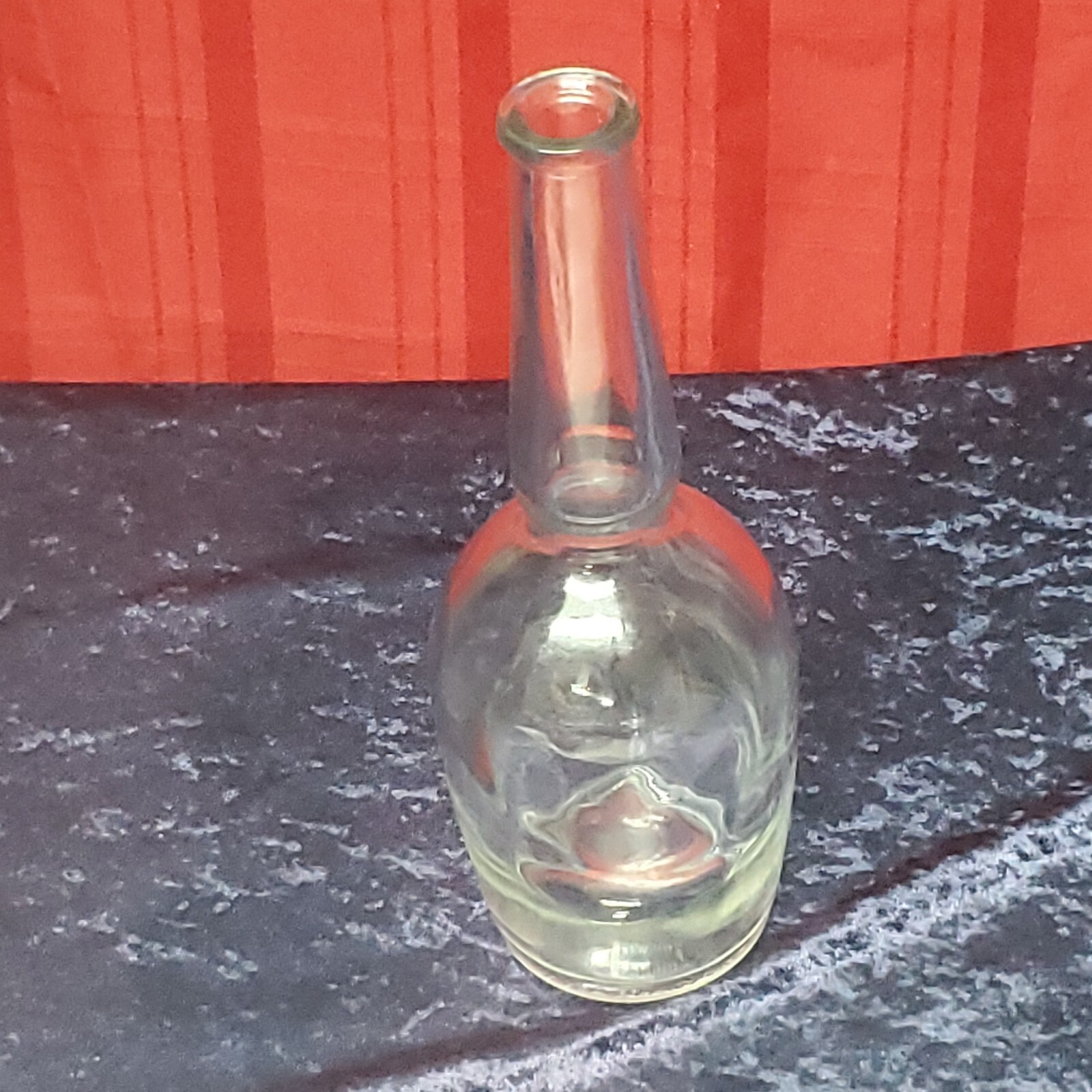 Owens Illinois 4/5 Quart Whiskey Bottle Clear Glass Federal Law '55 Bridgeton NJ