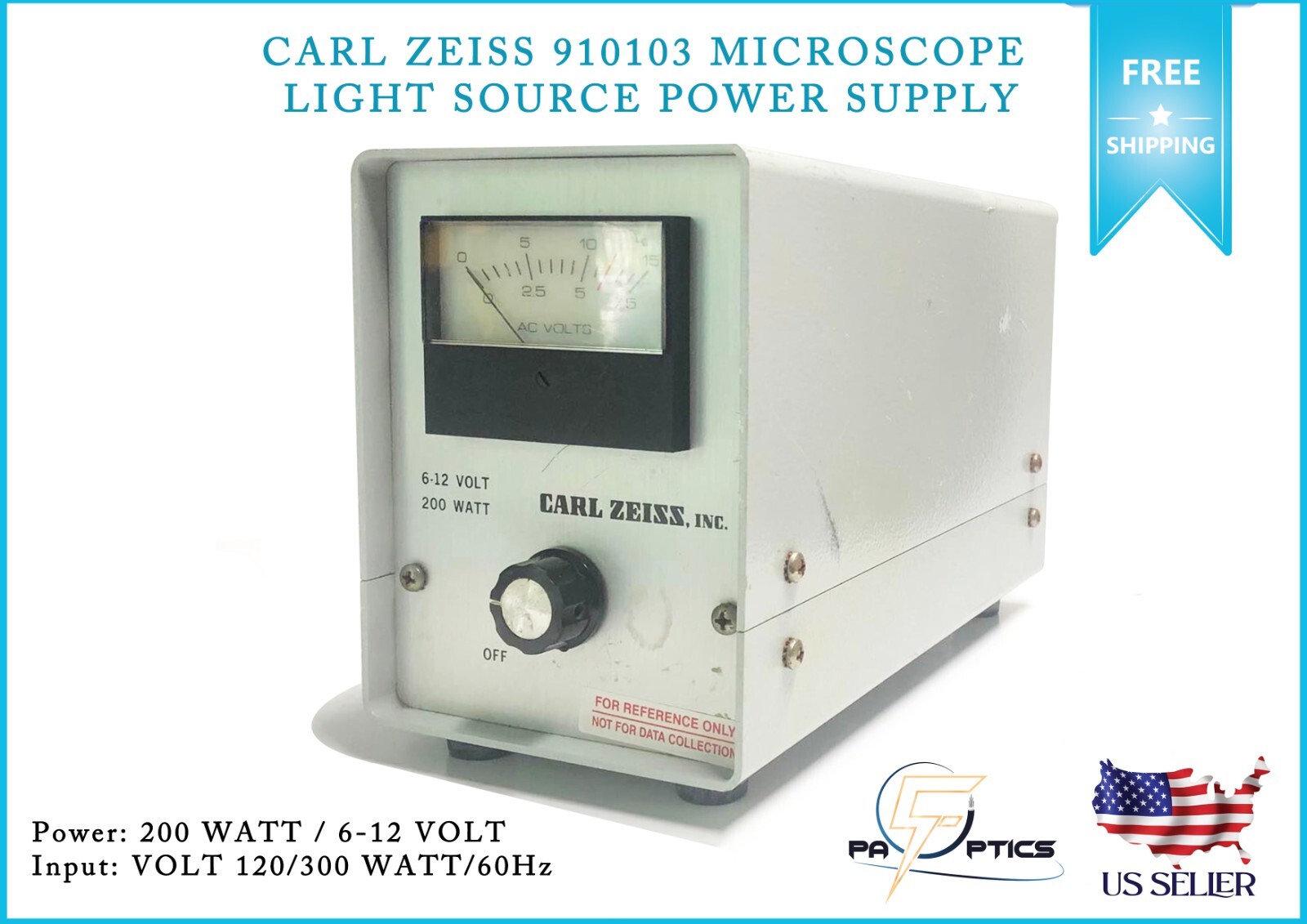 POWER SUPPLY CARL ZEISS 910103  MICROSCOPE  LIGHT SOURCE