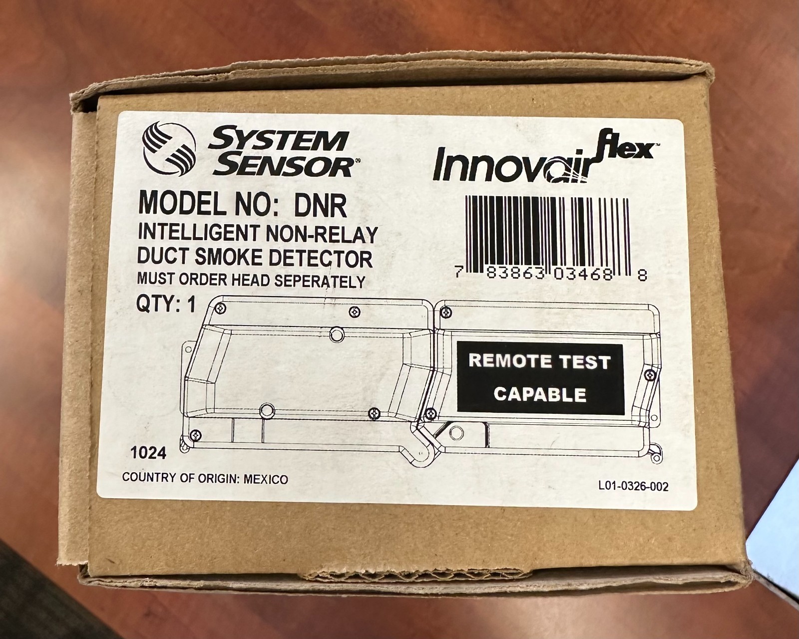 System Sensor DNR Intelligent Non-Relay Duck Smoke Detector - New in Box