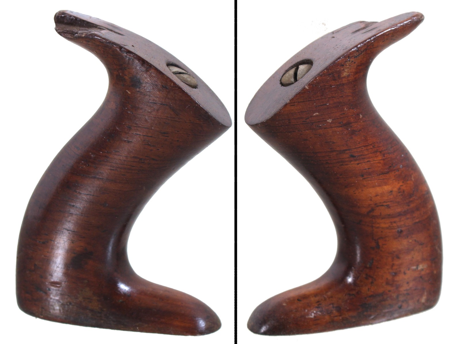 Orig. Type 4 Rosewood Hdl. for Stanley No. 3 Plane - Minor Chip - mjdtoolparts