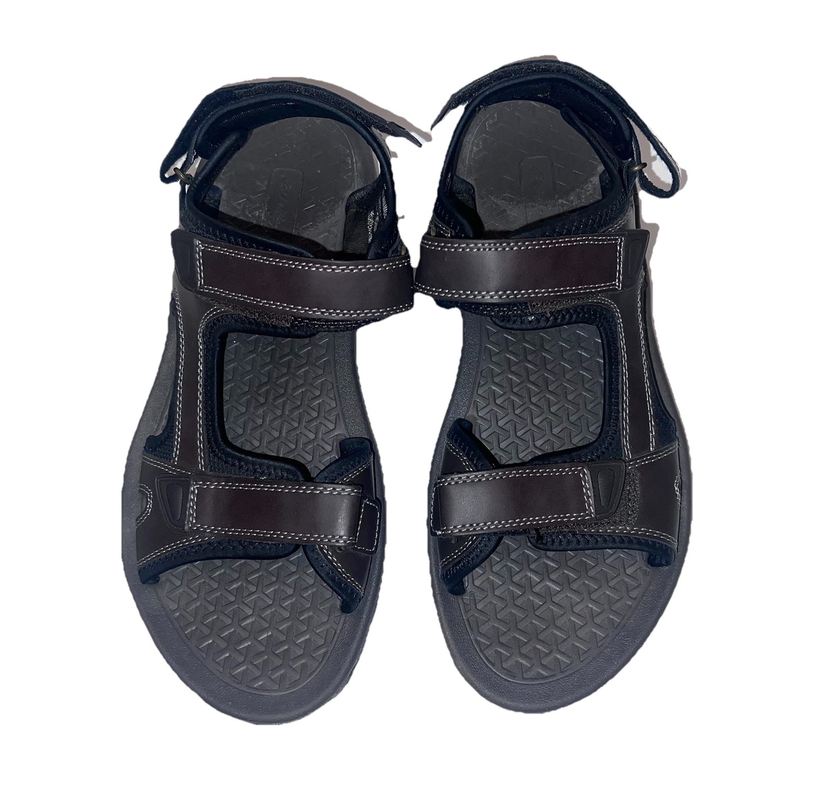Eddie Bauer Holman Adjustable River Outdoors Hiking Sandals Brown Sz 12