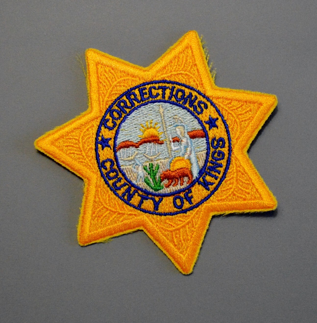 Kings County California Correctional Officer Patch ++ Mint CA