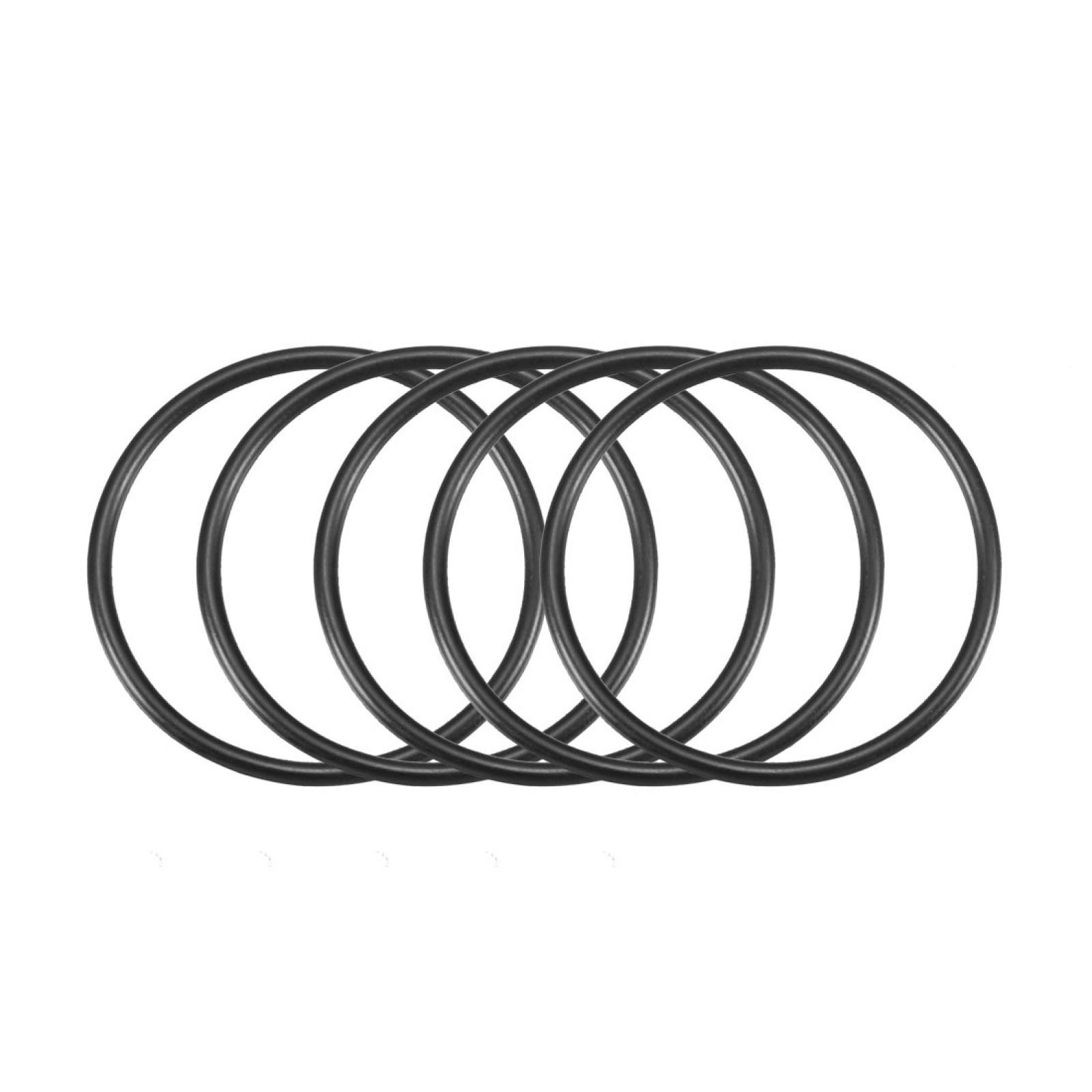 50Pcs Black 35 x 2mm Industrial Flexible Rubber O Ring Oil Sealing Grommets
