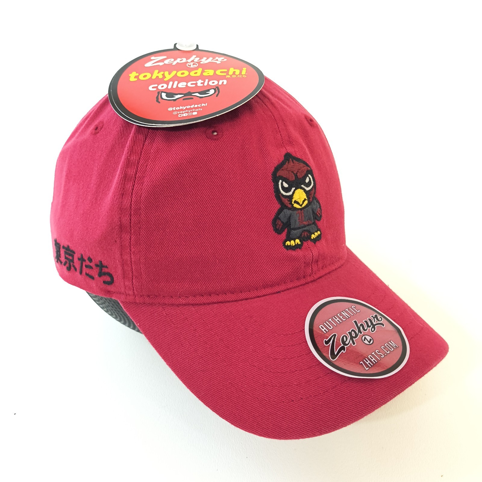 New University of Louisville Cardinals Zephyr Adjustable Hat Cap Tokyodachi Red