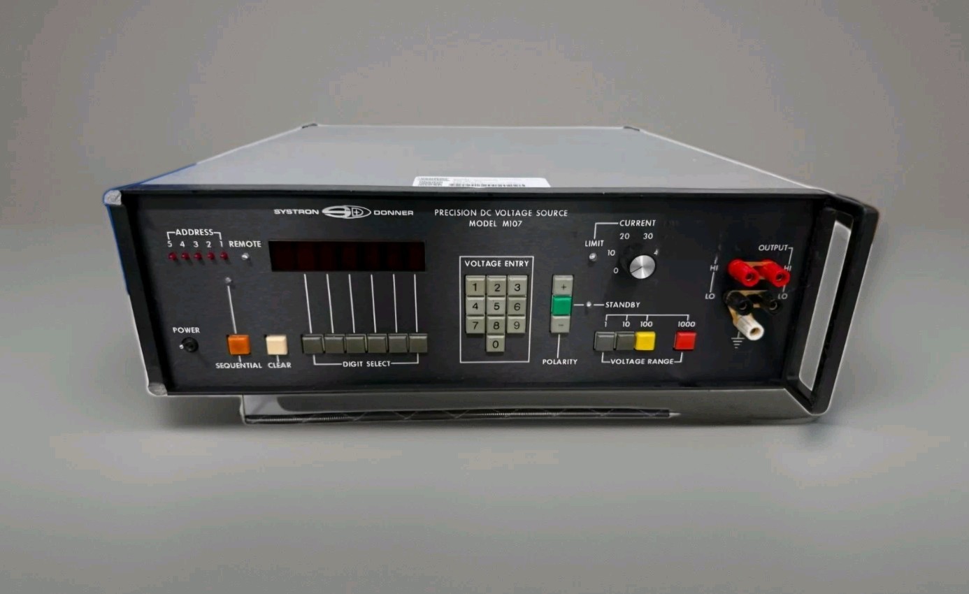 Systron Donner Model M107 Precision DC Voltage Source Calibrator