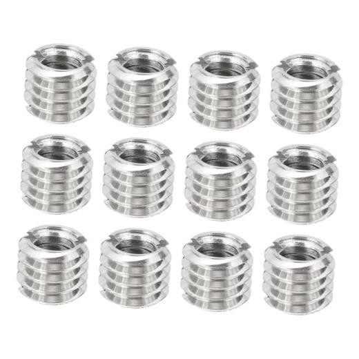 1/4" Female to 3/8" Male Convert Screws Adapters, 12 Pcs Tripod Thread