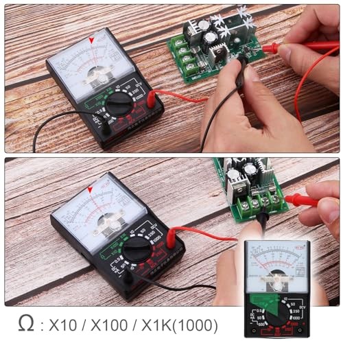 Mini Analog Multimeter Electric AC/DC Current OHM Decibels Voltage Voltmeter