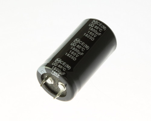 5x 1800uF 160V Radial Snap In Mount Electrolytic Capacitor DC 85C 1800mfd 1,800