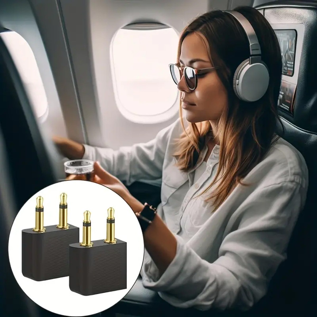 3.5mm Headphone Audio Splitter Adapter
