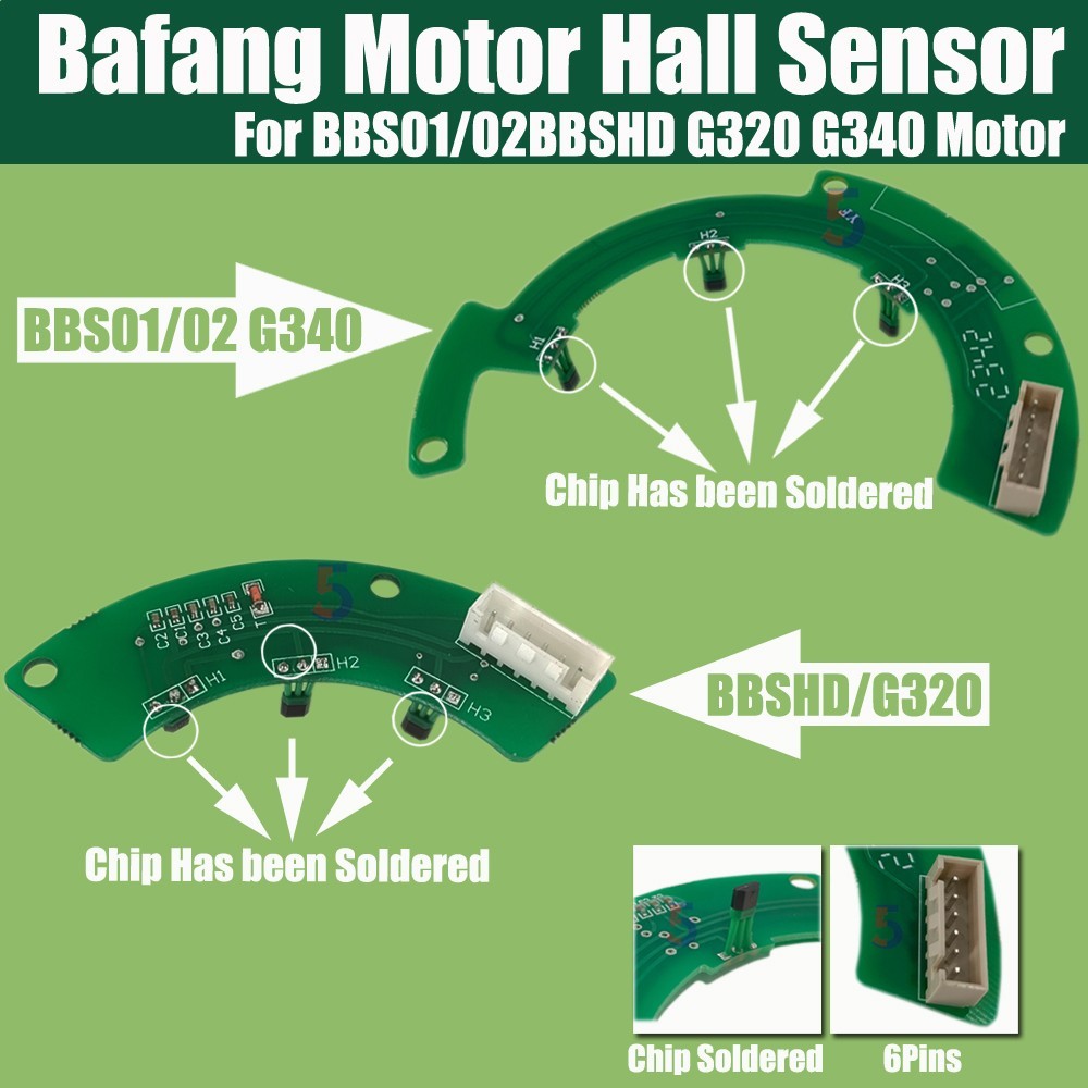 Ebike Bafang Mid Motor Parts Hall Sensor Board PCB Board for BBS0102 BBSHD G340