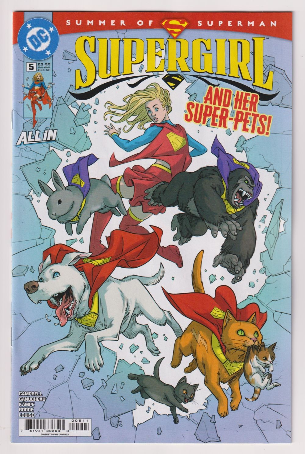 Supergirl #5 Cvr A Campbell (DC, 2025) NM