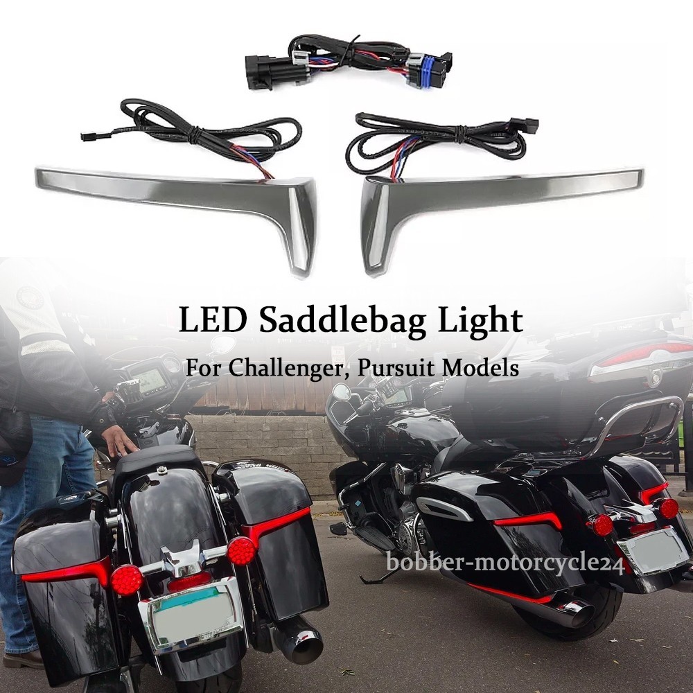For Indian Challenger/Pursuit Limite Accessories Low Profile Saddlebag LED Light
