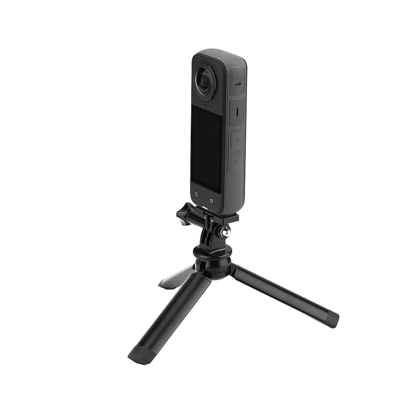 For Insta360 X4 Camera Foldable Quick Release Adapter Mount Accessory Black