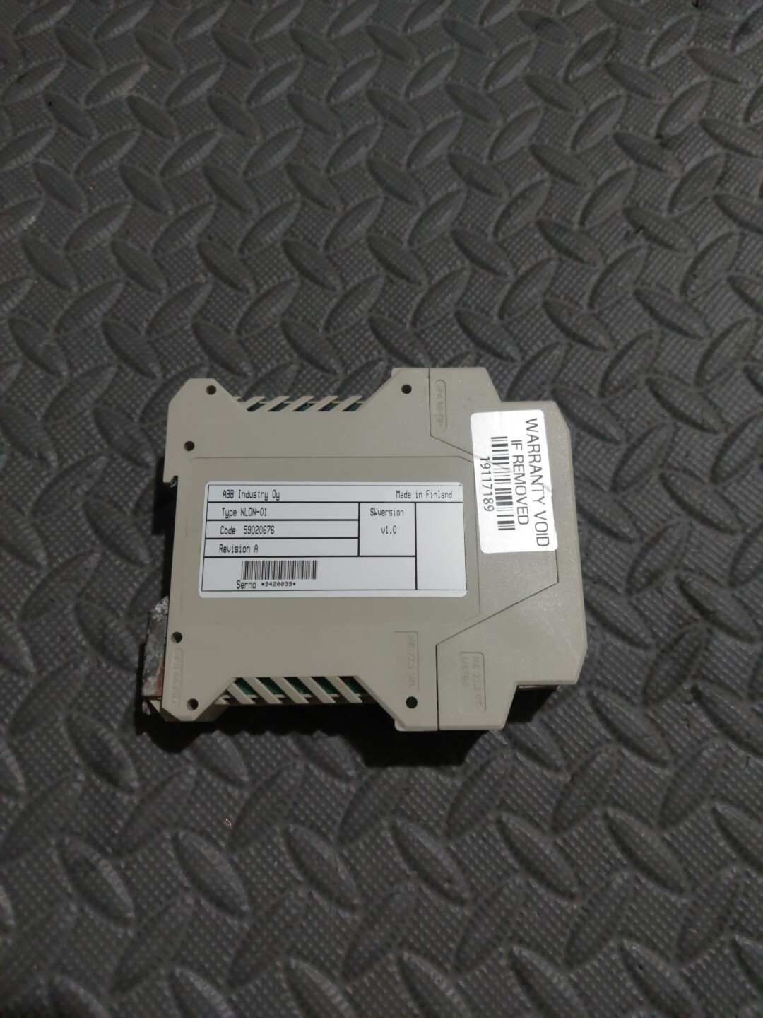 ABB NLON-01. Used. Tested. As Pictured. Free Shipping.