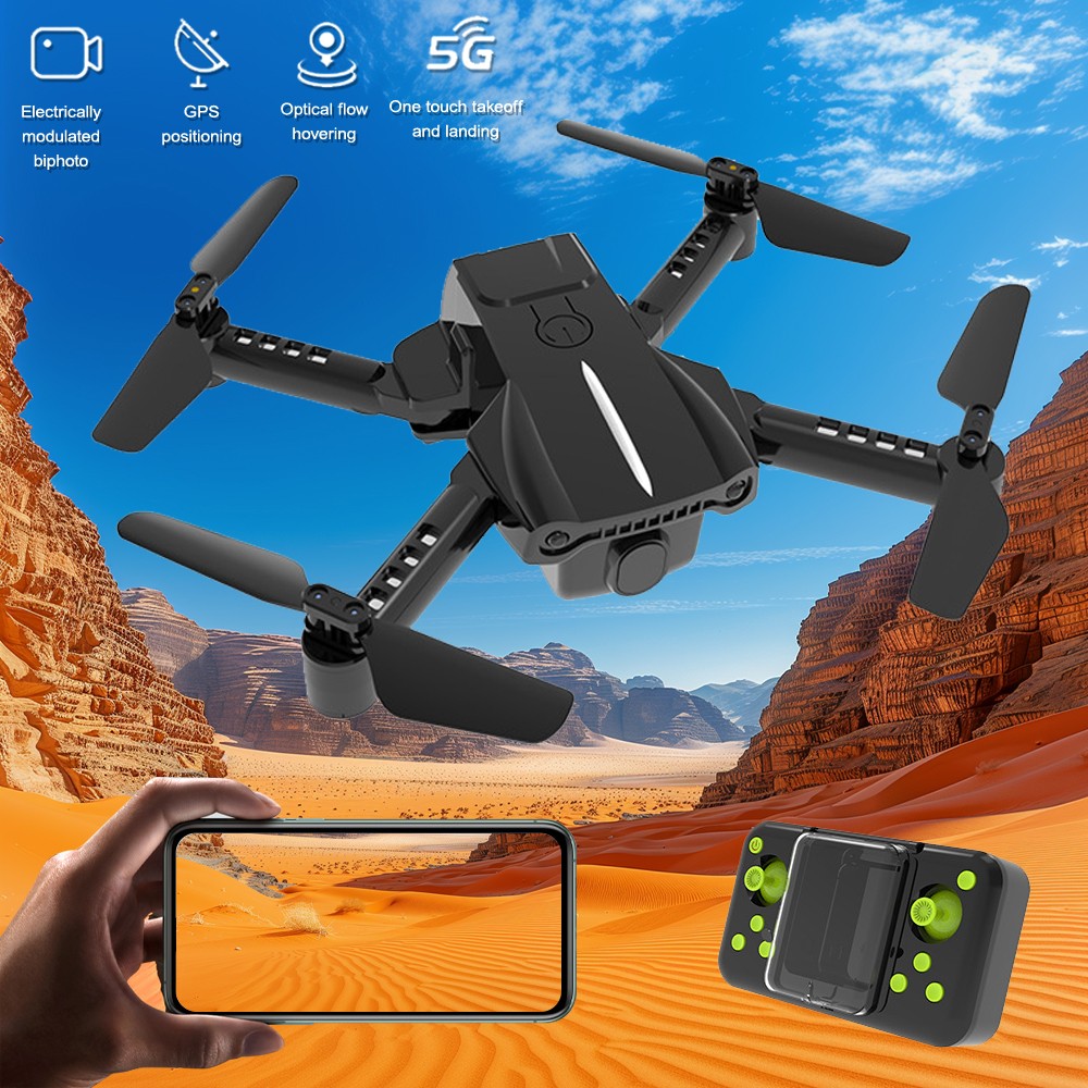 K10 Mini Foldable Drone 4K HD Camera Portable Aerial Drone Gift Box PackagingNY