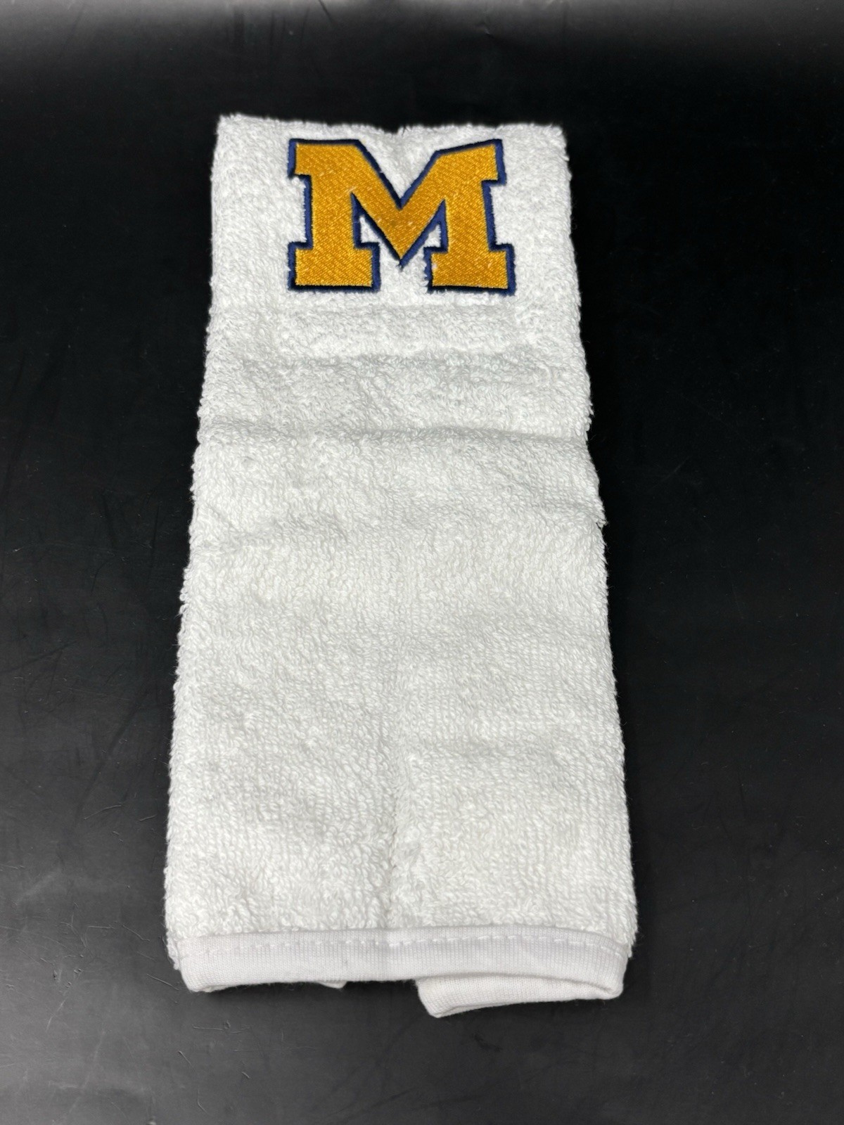 Michigan Wolverines College Football QB Game Towel White Cotton New