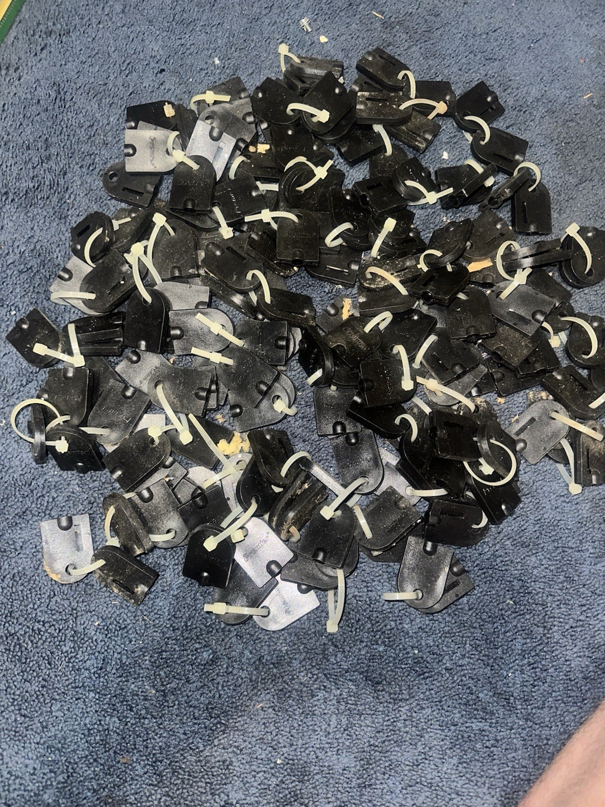 180 Premier Plastic key holders.