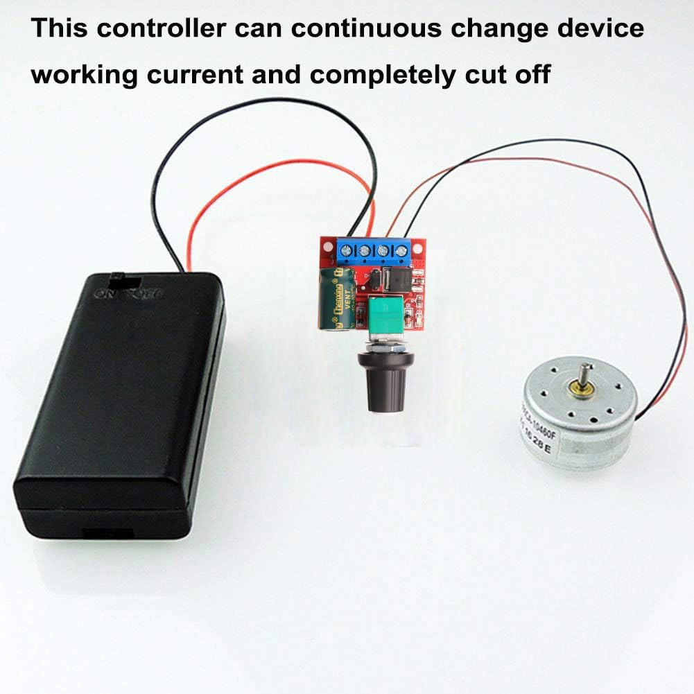 3Pcs Mini DC Motor PWM Speed Controller, DC 5V-35V 5A Speed Adjustable Switch Mo