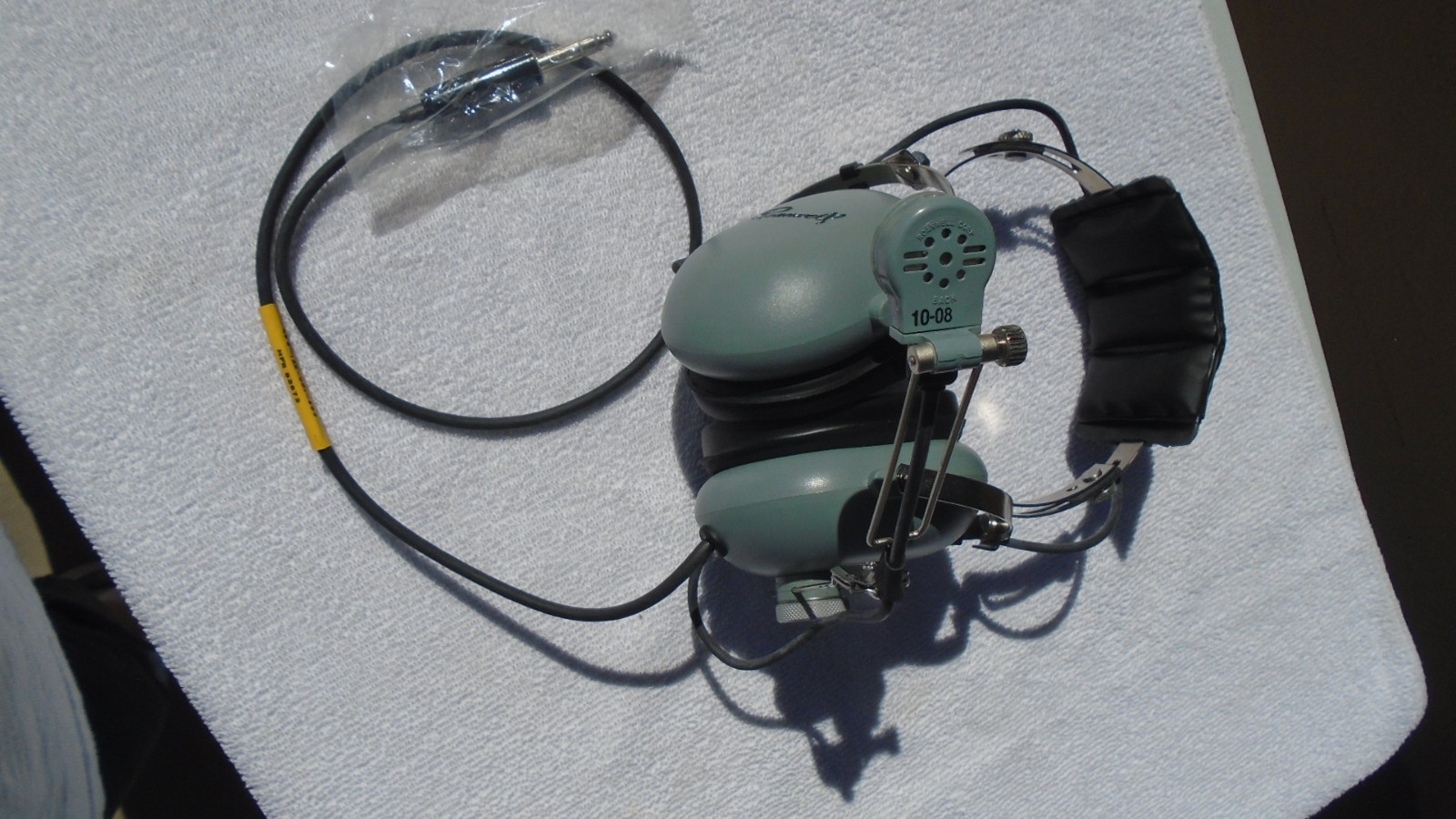 NOS Vintage Roanwell Military Aviation Headset