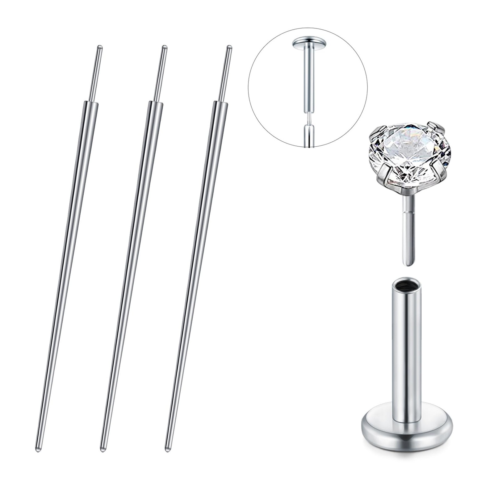 Piercing Taper Threadless Piercing Changing Tool Piercing Taper Insertion Too...