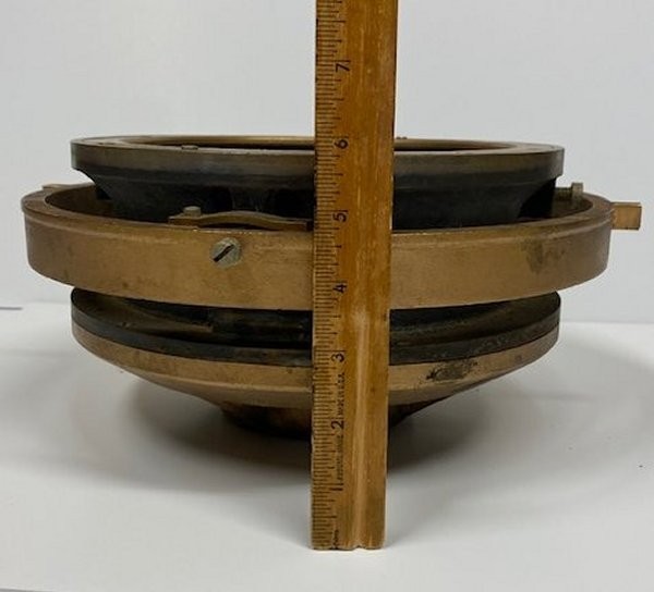 Large Antique Lionel Corporation Mark I 1941 US Navy BU Ship Compass - No. 3303