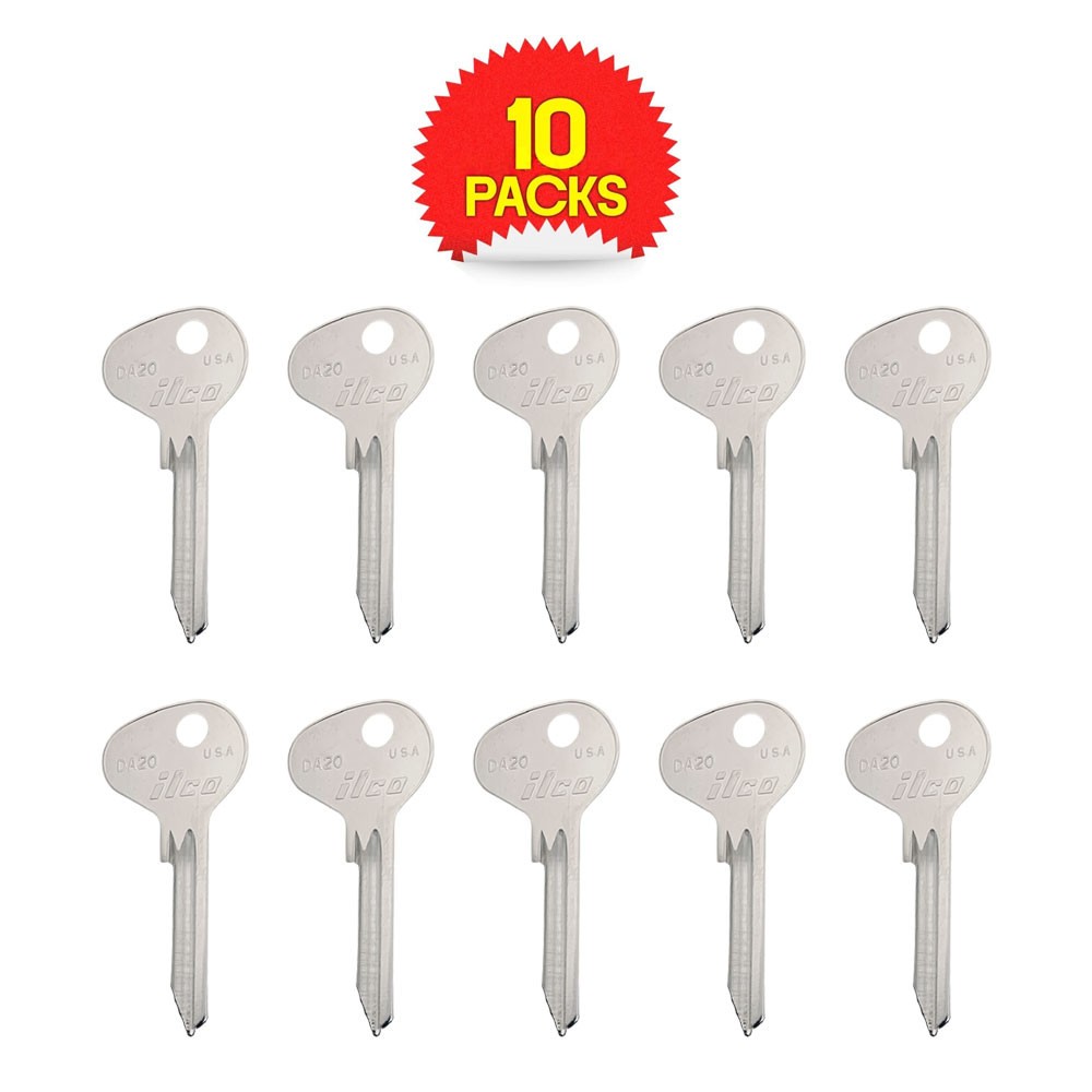 DA20 Key Blank Nickel