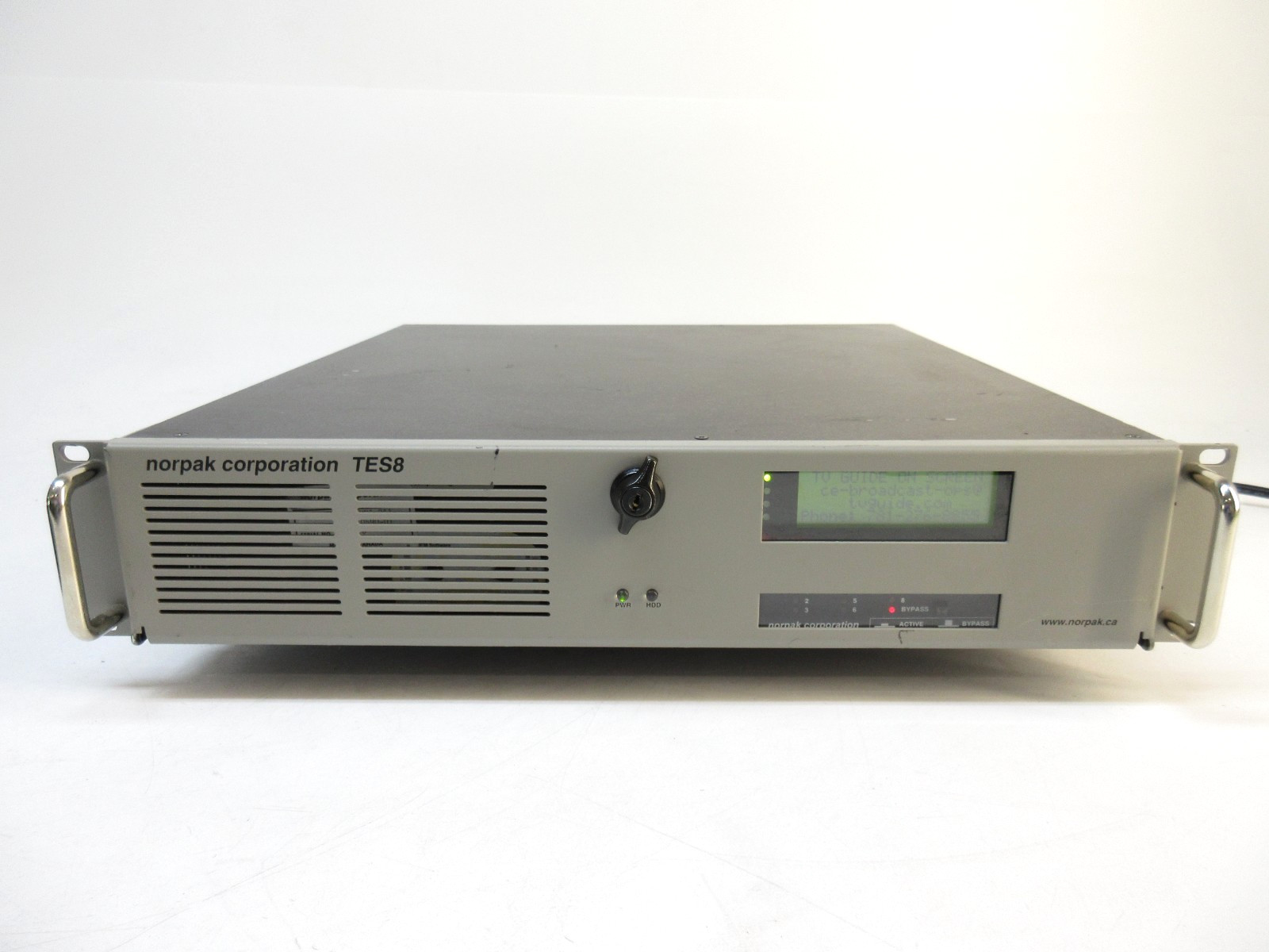 Norpak TES8 MPEG Encoder - TE9-UNI-2A1 / 93-10590-01