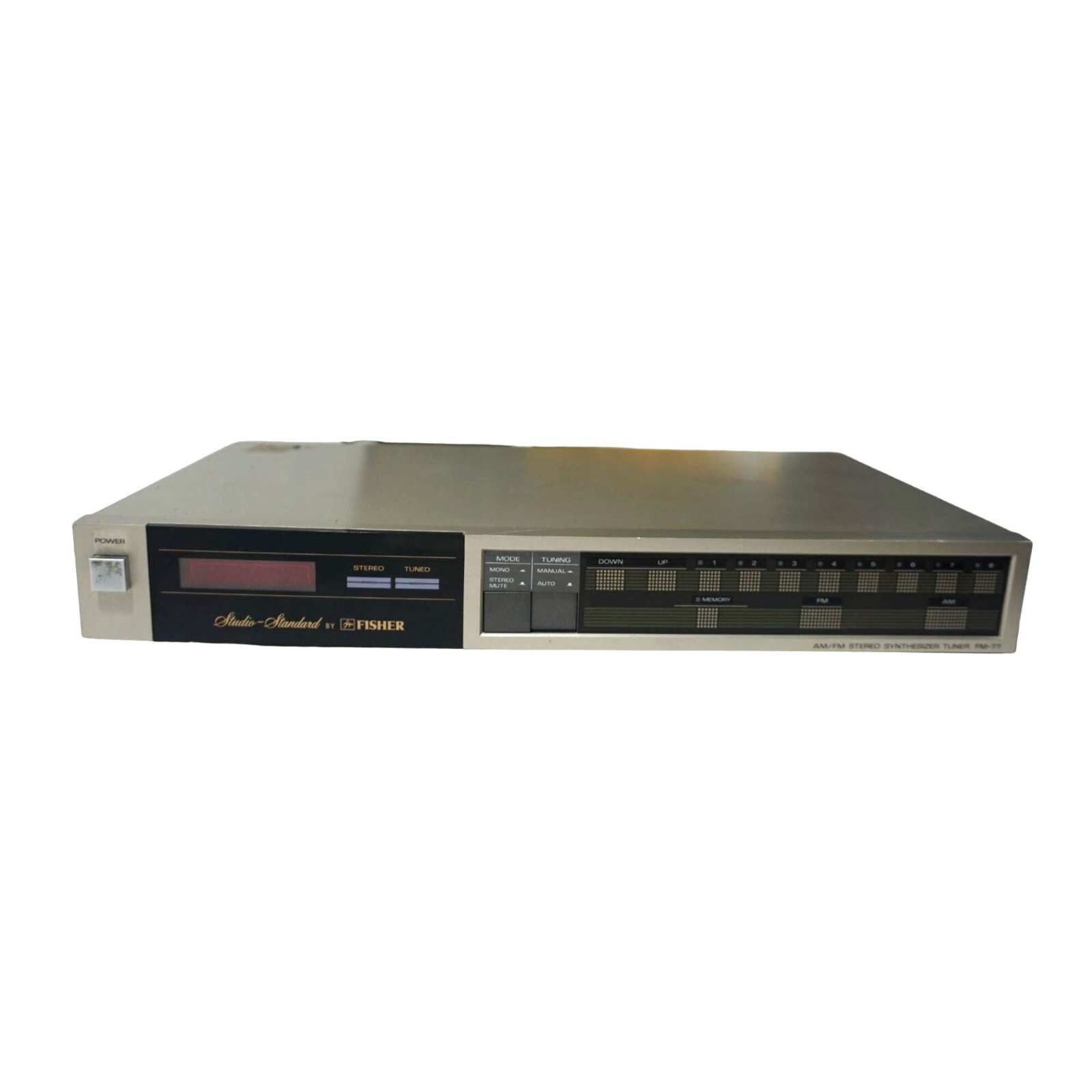 Vintage Fisher Studio Standard Tuner FM-77 - Power Cord Included, Ships Free