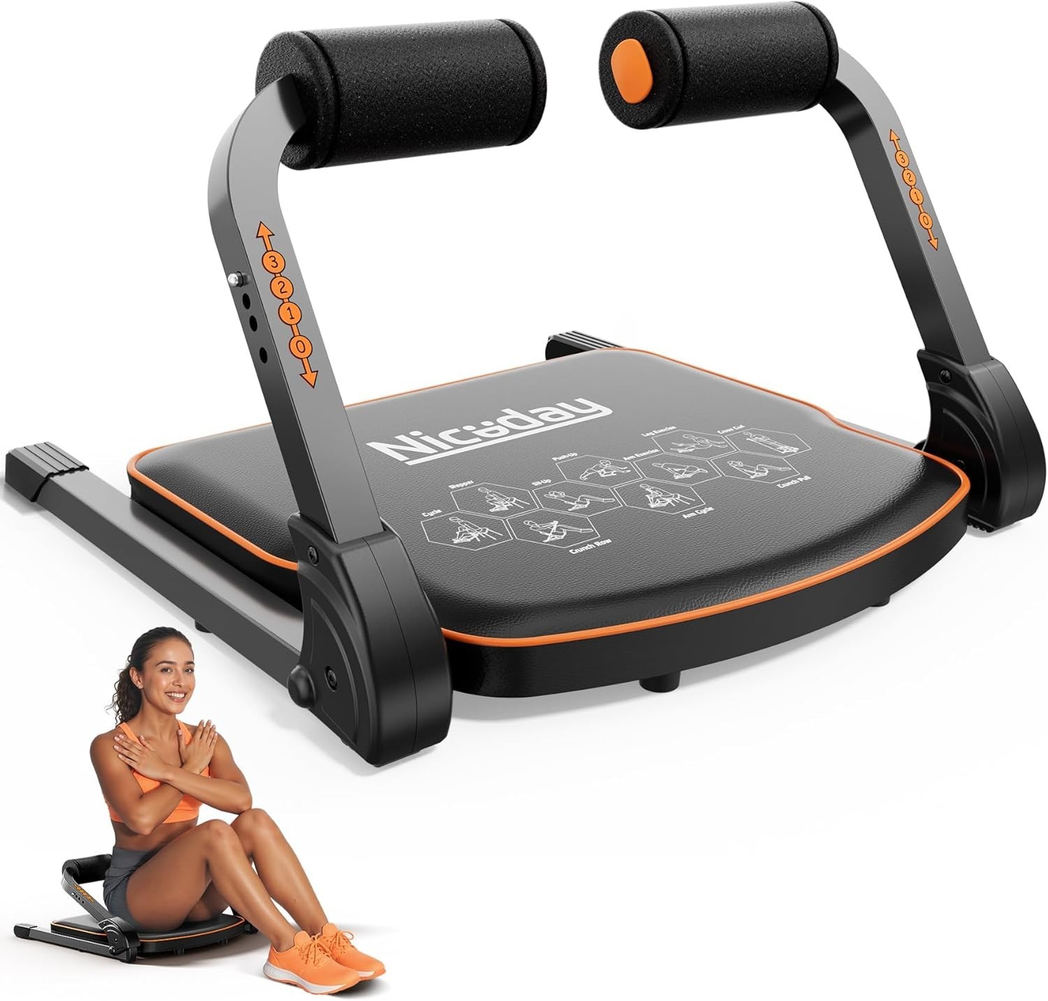 Niceday Ab Workout Equipment, Ab Machine for Stomach Workout, Ab Trainer Machine